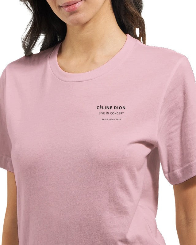 Celine Dion Paris Tour 2026 2027 T-Shirt, Official Style Comeback Fan Merch, Celine Live in France Concert Shirt, Music Lover Gift