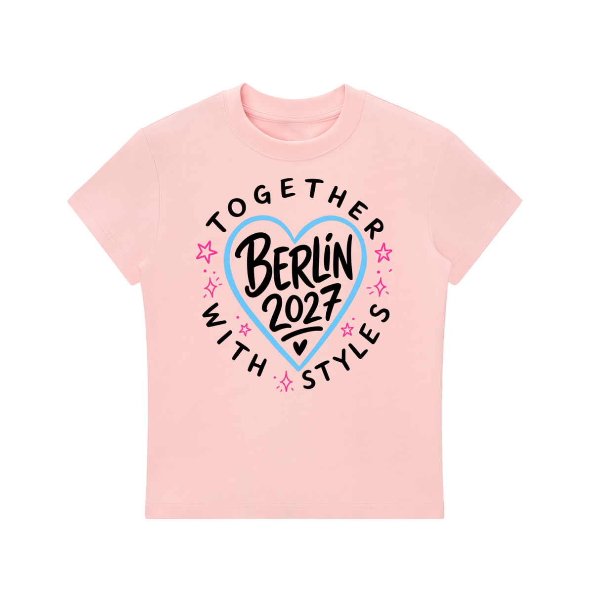 Together with Styles Berlin 2027 Tour T-Shirt - Limited Edition Concert Merch - Deutschland Tournee Bodycon Crewneck