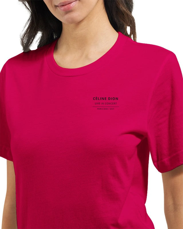 Celine Dion Paris Tour 2026 2027 T-Shirt, Official Style Comeback Fan Merch, Celine Live in France Concert Shirt, Music Lover Gift