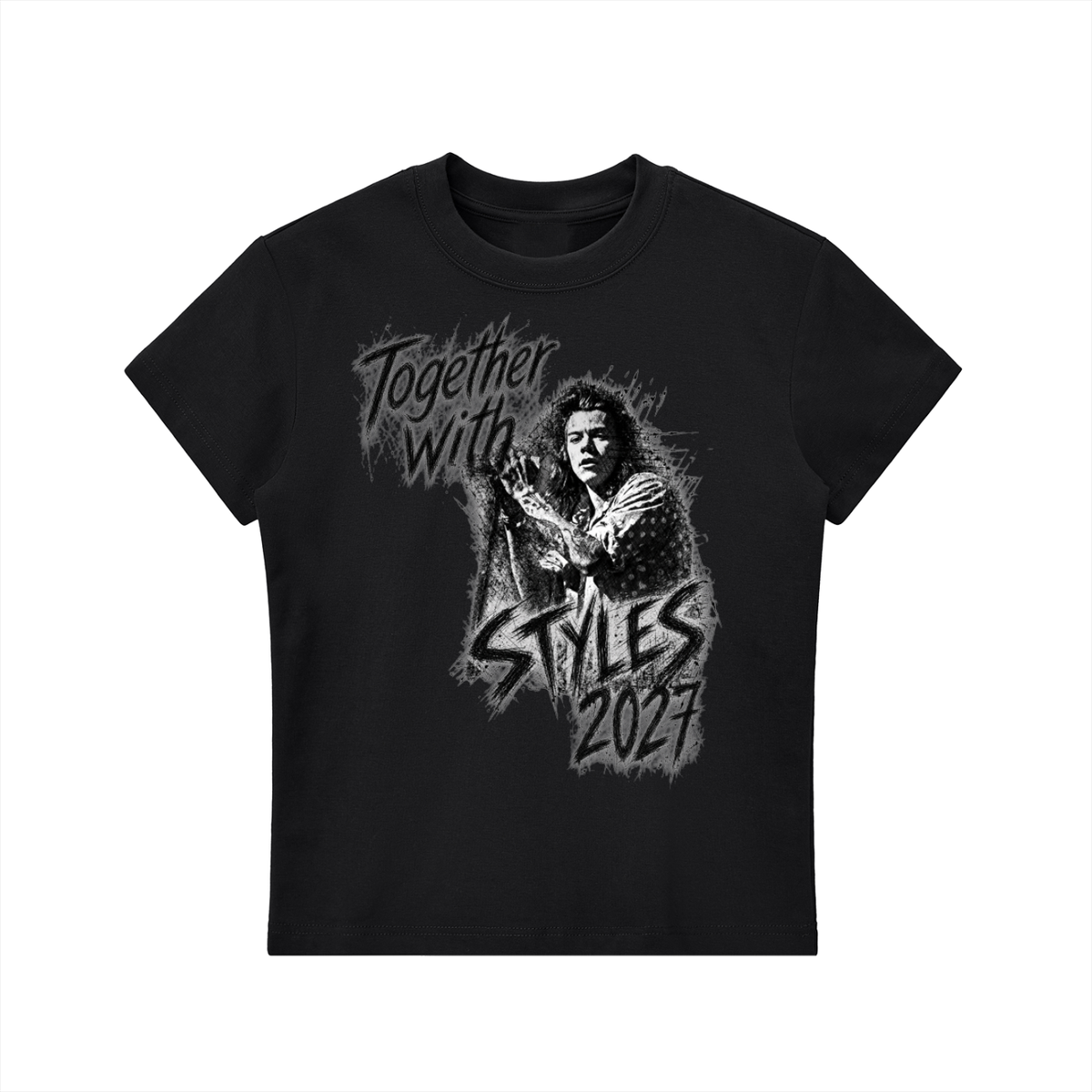 Together with Styles Berlin 2027 Tour T-Shirt - Limited Edition Concert Merch - Deutschland Tournee -Tee Gift for Fans,Women's Essential Bodycon Crewneck T-Shirt