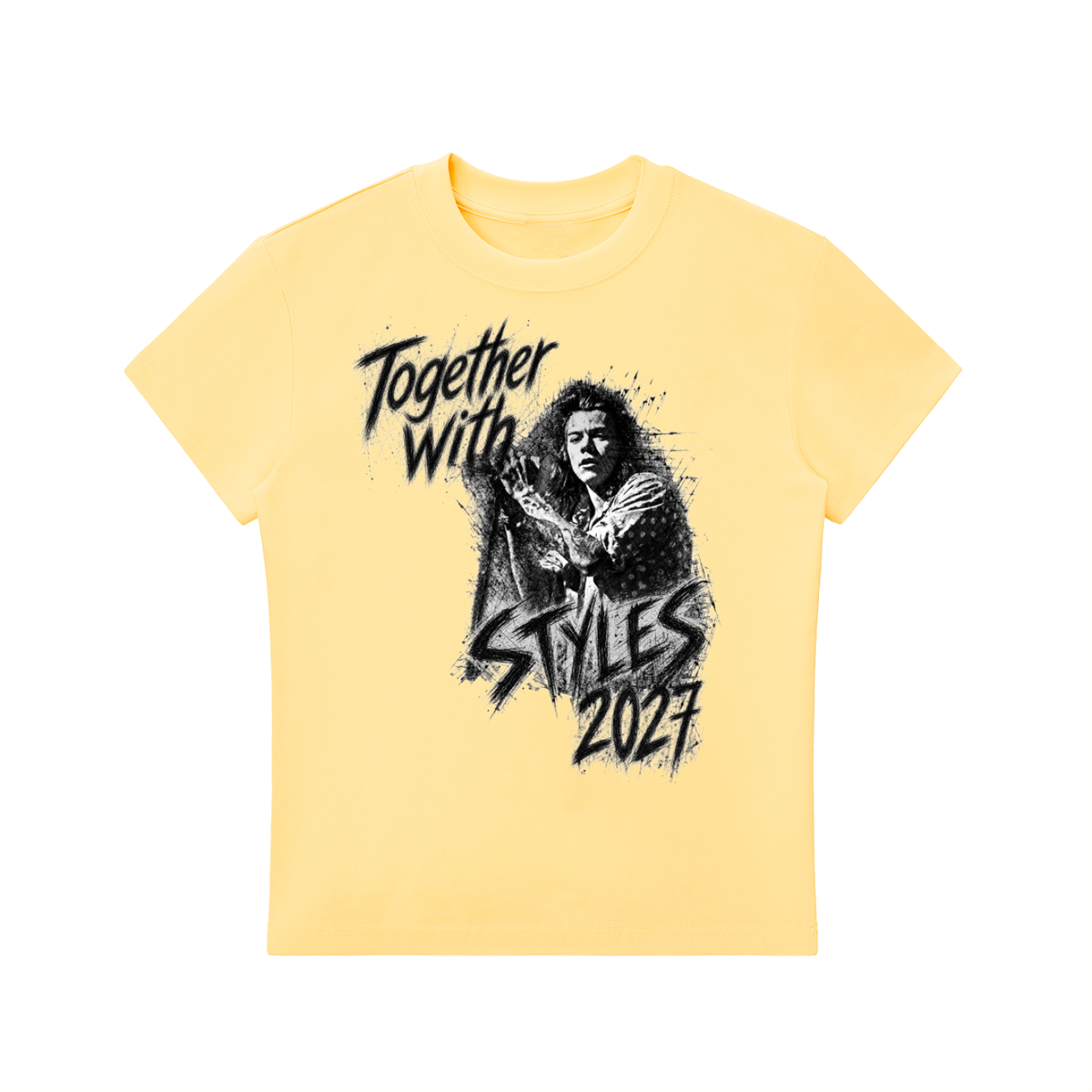 Together with Styles Berlin 2027 Tour T-Shirt - Limited Edition Concert Merch - Deutschland Tournee -Tee Gift for Fans,Women's Essential Bodycon Crewneck T-Shirt