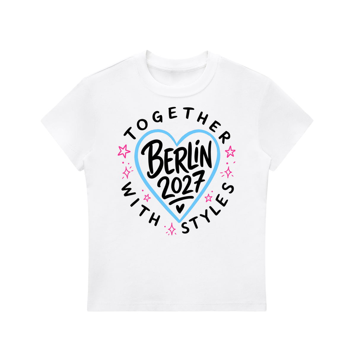 Together with Styles Berlin 2027 Tour T-Shirt - Limited Edition Concert Merch - Deutschland Tournee Bodycon Crewneck