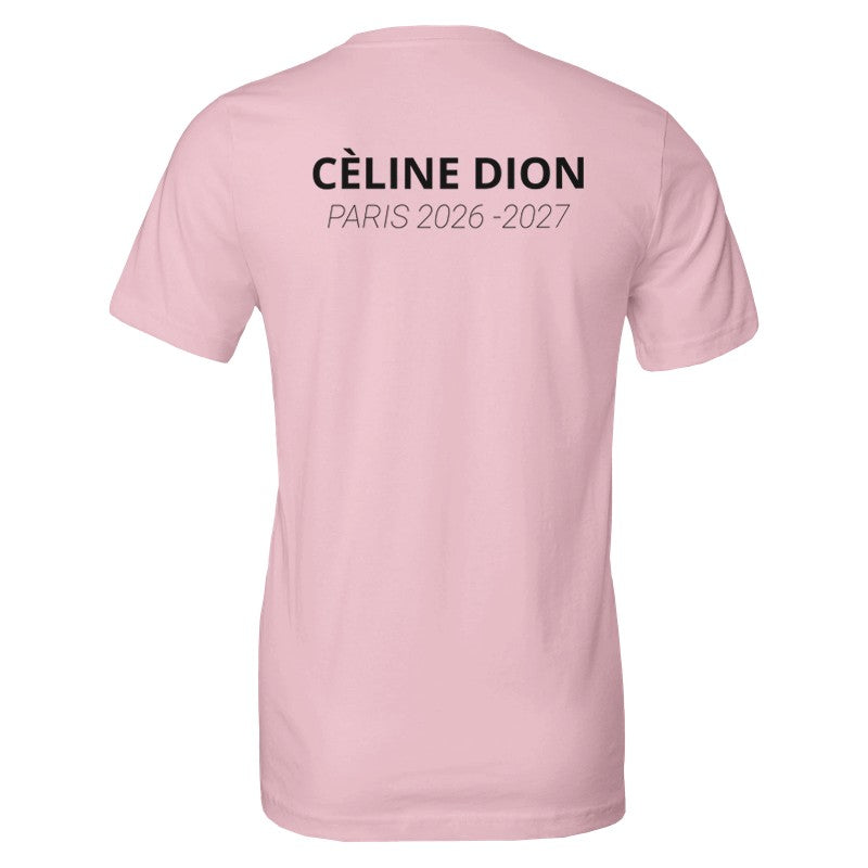 Celine Dion Paris Tour 2026 2027 T-Shirt, Official Style Comeback Fan Merch, Celine Live in France Concert Shirt, Music Lover Gift