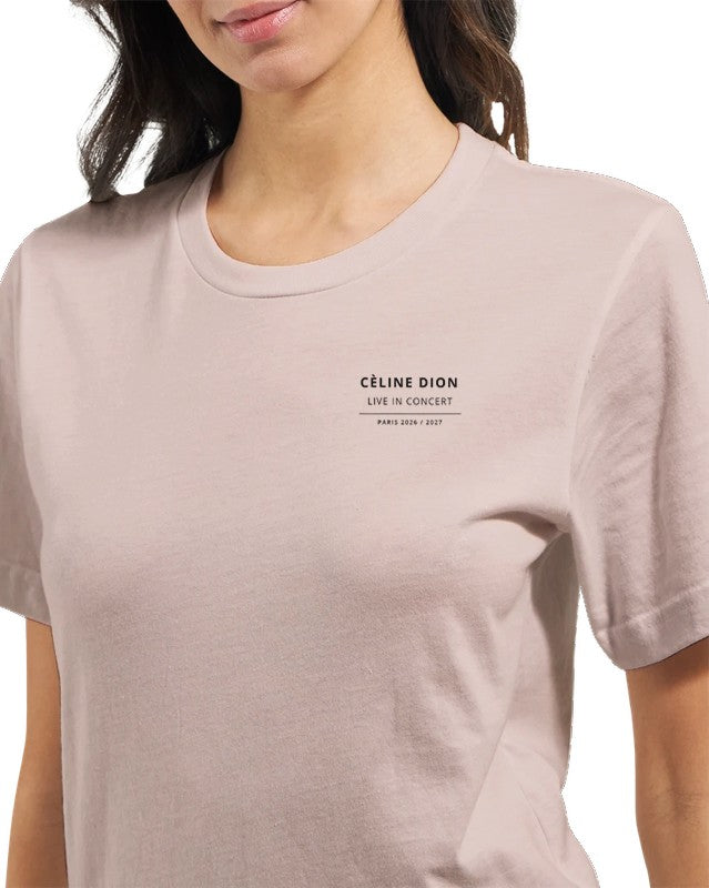 Celine Dion Paris Tour 2026 2027 T-Shirt, Official Style Comeback Fan Merch, Celine Live in France Concert Shirt, Music Lover Gift