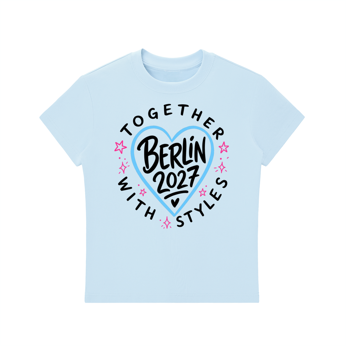 Together with Styles Berlin 2027 Tour T-Shirt - Limited Edition Concert Merch - Deutschland Tournee Bodycon Crewneck